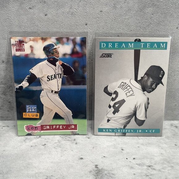 Ken Griffey Jr 1993-1994 Stadium Club‎ 1991 Dream Team Score Seattle Mariners - Picture 1 of 4